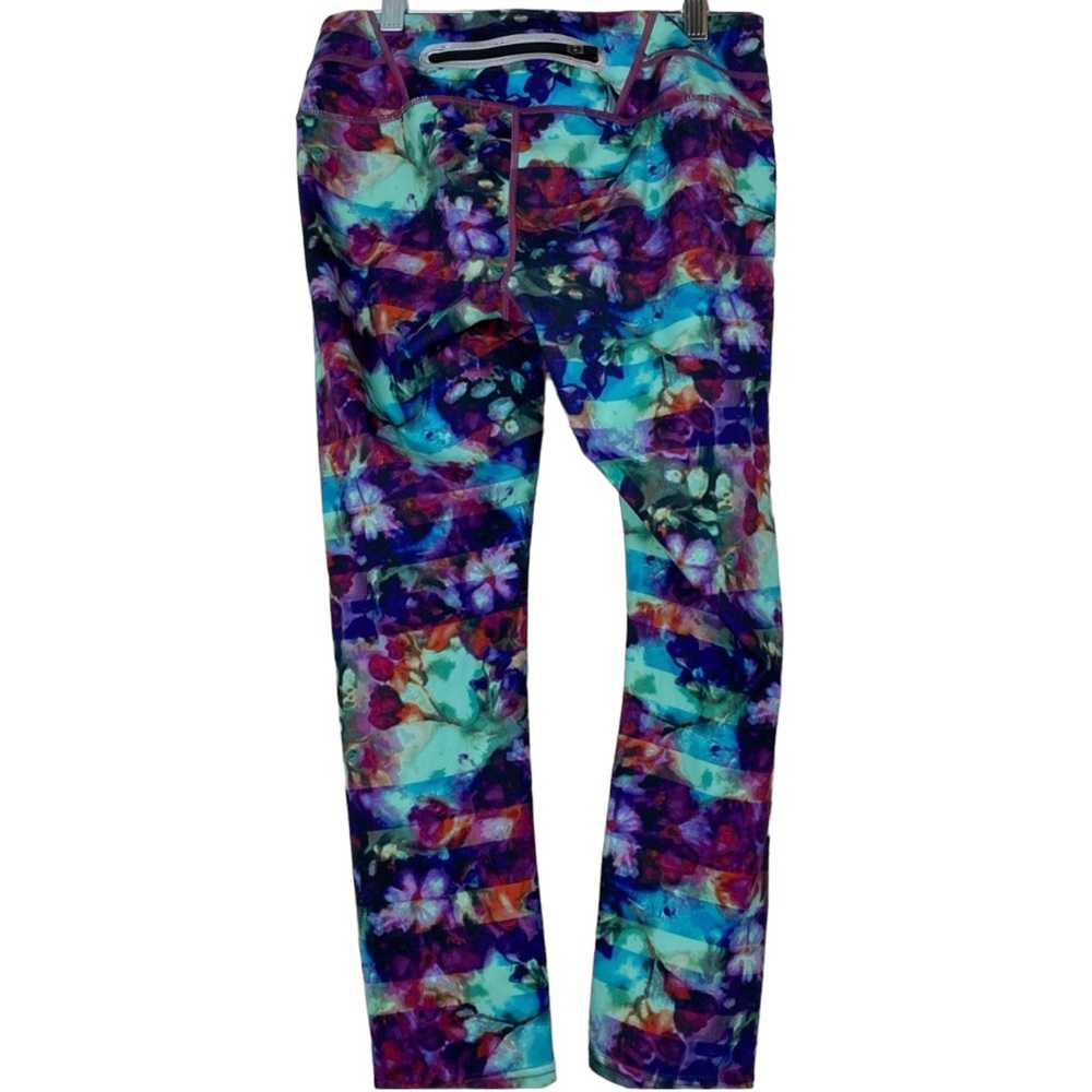 Athleta Floral Fade Sonar Capri Leggings Size Small - Picture 3 of 6